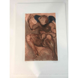 Salvador Dali Lithografie off set 50x70 cm gecertificeerd