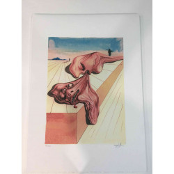 Salvador Dalí Litografía off set 50x70 cm certificado