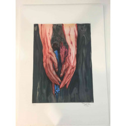 Litografická súprava Salvador Dali certifikovaná 50x70 cm
