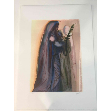 Litografická sada Salvador Dali s certifikací 50x70 cm