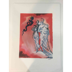 Salvador Dali Lithographie Offset 50x70 cm zertifiziert