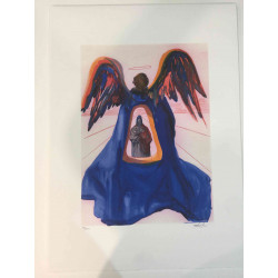 Salvador Dali Off set lithograph cm 50x70 certified