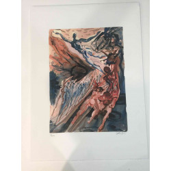 Salvador Dali Off set lithograph cm 50x70 certified