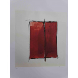 Litografická súprava Mario Schifano certifikovaná 50x70 cm