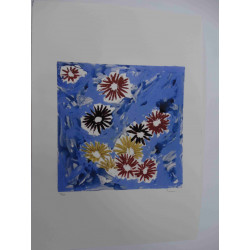 Mario Schifano Off set lithograph cm 50x70 certified