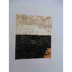 Mario Schifano Off set lithograph cm 50x70 certified