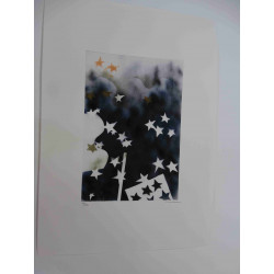 Mario Schifano Litografia off set cm 50x70  certificata