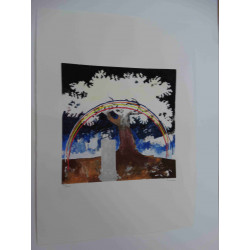 Mario Schifano Litografia off set 50x70 cm certificat