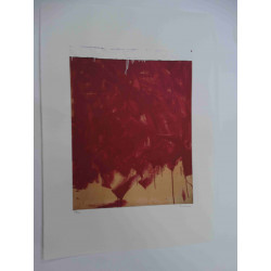 Mario Schifano Lithografie off set 50x70 cm gecertificeerd