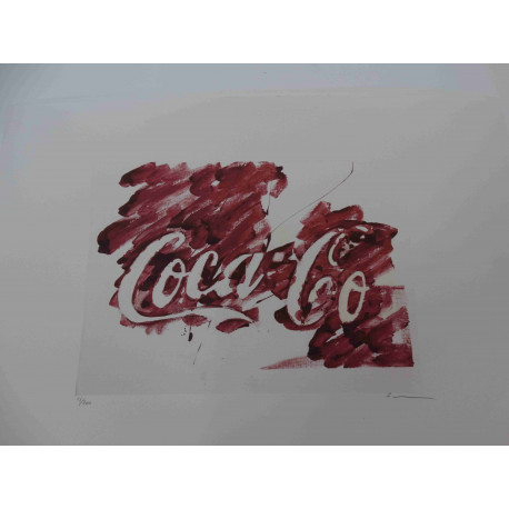 Mario Schifano Off set lithograph cm 50x70 certified