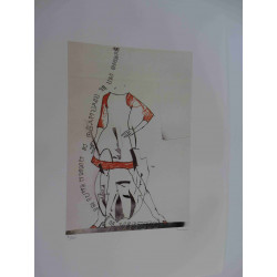 Mario Schifano Litografia off set 50x70 cm certificat