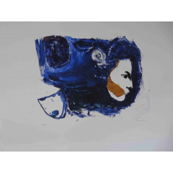 Mario Schifano Off set lithograph cm 50x70 certified