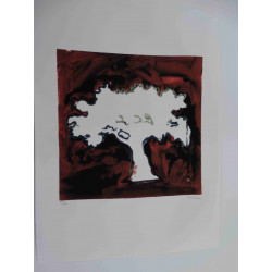 Mario Schifano Off set lithograph cm 50x70 certified
