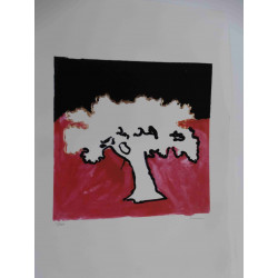 Mario Schifano Litografia offsetowa 50x70 cm certyfikowana