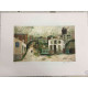 Maurice Utrillo Litografia off set 50x70 cm certificat
