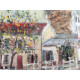 Maurice Utrillo Litografía off set 50x70 cm certificado