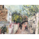 Maurice Utrillo Litografía off set 50x70 cm certificado