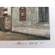 Maurice Utrillo 50x70 cm-ko offset litografia ziurtagiria