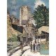 Maurice Utrillo Litografia off set 50x70 cm certificat