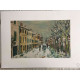 Maurice Utrillo Lithographie hors set 50x70 cm certifiée