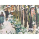 Maurice Utrillo Lithographie hors set 50x70 cm certifiée
