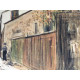 Maurice Utrillo 50x70 cm-ko offset litografia ziurtagiria