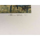 Maurice Utrillo Off set lithograph cm 50x70 certified