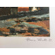 Zestaw litograficzny Maurice Utrillo offsetowy 50x70 cm z certyfikatem