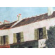 Maurice Utrillo Off set lithograph cm 50x70 certified