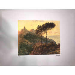 Claude Monet lithograph off set 50x70 cm