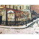 Litografická ofseta Maurice Utrillo certifikovaná 50x70 cm