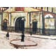 Litografická ofseta Maurice Utrillo certifikovaná 50x70 cm