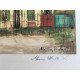 Maurice Utrillo Litografía off set 50x70 cm certificado