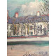 Maurice Utrillo 50x70 cm-ko offset litografia ziurtagiria
