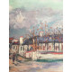 Maurice Utrillo 50x70 cm-ko offset litografia ziurtagiria