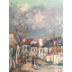 Maurice Utrillo 50x70 cm-ko offset litografia ziurtagiria