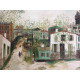 Maurice Utrillo Litografia off set 50x70 cm certificat