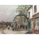 Maurice Utrillo Litografía off set 50x70 cm certificado