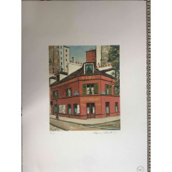 Maurice Utrillo Litografia off set 50x70 cm certificada