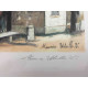 Maurice Utrillo Off set lithograph cm 50x70 certified