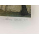 Maurice Utrillo Off set lithograph cm 50x70 certified
