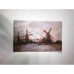 Zestaw litografii Claude'a Moneta o wymiarach 50x70 cm