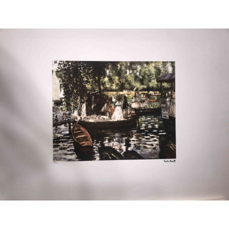 Litografie Claude Monet ofsetová 50x70 cm