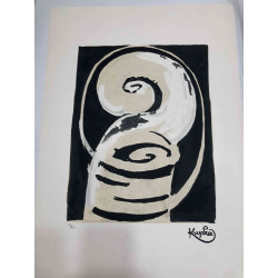 Frantisek Kupka Litografia off set cm 50x70   certificata