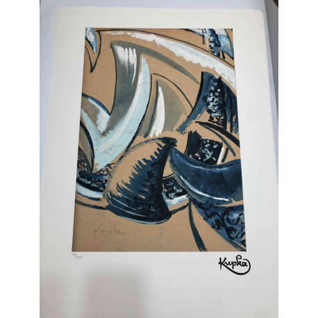 Frantisek Kupka Lithographie hors set 50x70 cm certifiée