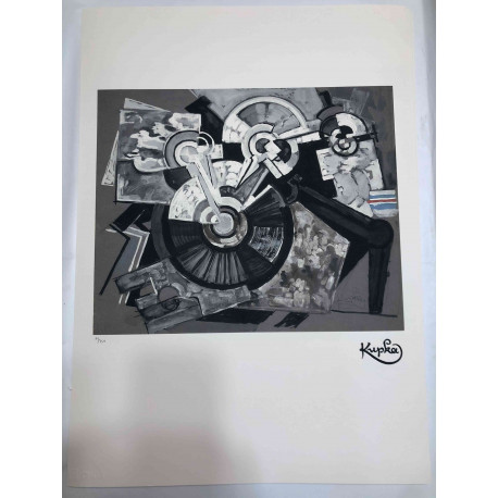Frantisek Kupka Litografia off set 50x70 cm certificat