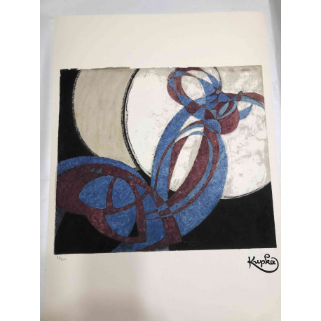 Frantisek Kupka Lithographie Offset 50x70 cm zertifiziert
