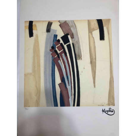 Frantisek Kupka Lithographie hors set 50x70 cm certifiée