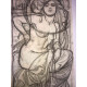 Litografia Alphonse'a Muchy off-setowa o wymiarach 50x70 cm