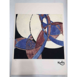 Frantisek Kupka Litografia off set 50x70 cm certificada
